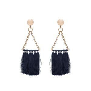 China Factory Wholesale Fashion Jewelry Woman Boho Tassel Drop Earrings