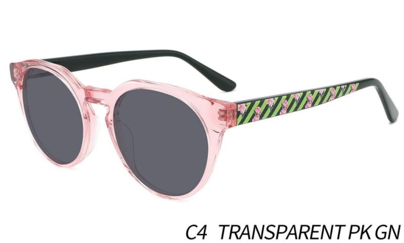 Lady′s Marble Sunglasses for Women Retro Driving Glasses 90’ S Vintage Fashion Narrow Square Frame UV400 Protection