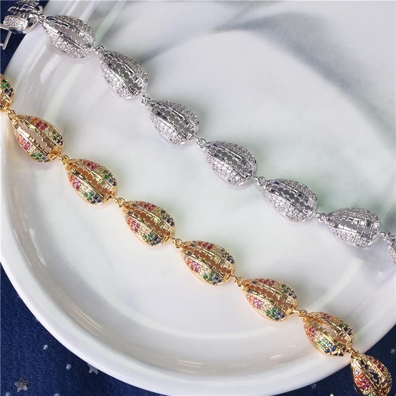 Fashion Simple Hollow out Shell Copper Plated Gold Bracelet Jewelry