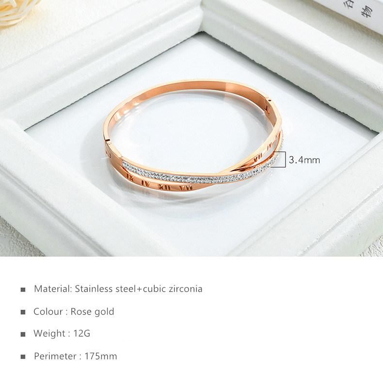 Stainless Steel Jewelry Popular Roman bracelet Br854