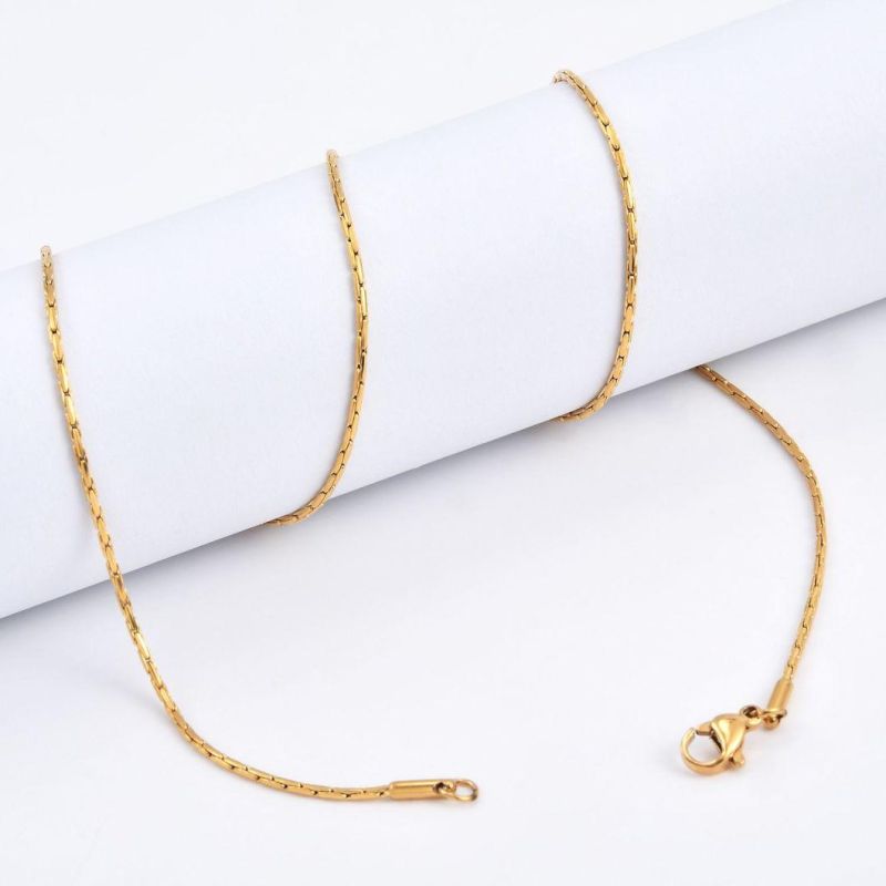 Fashion Jewellry Chain Necklace Bracelet Making Design Gold Plated Stainless Steel Lady Jewelry Earring Design