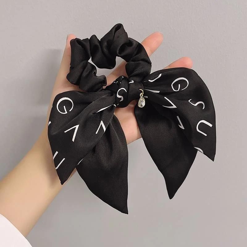 Fashion Jewelry Bow Hairband Thin Tie Hair Headband Hair Rope