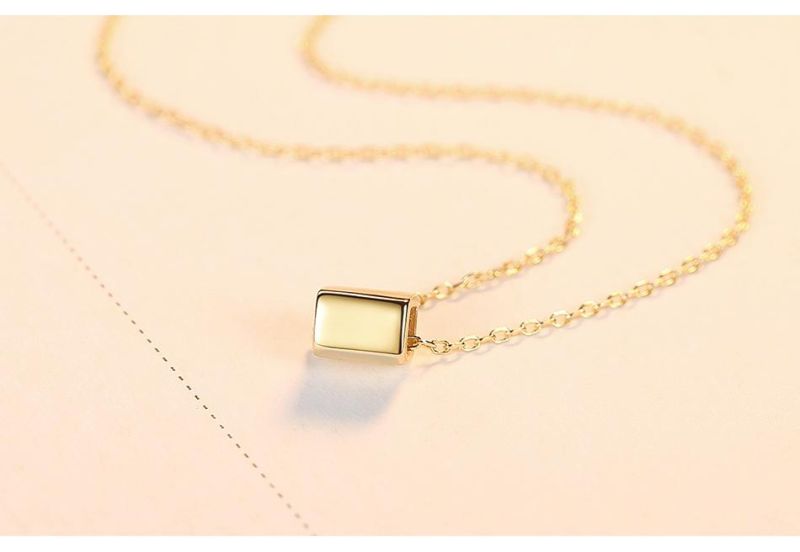 Popular Sliver Pendant Gold Plated Necklace for Women Gift