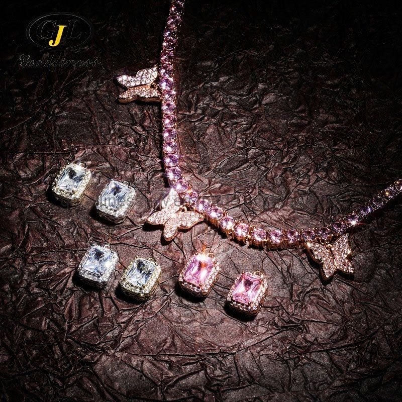 Hip Hop Jewelry Customize Name Plate Necklace for Women