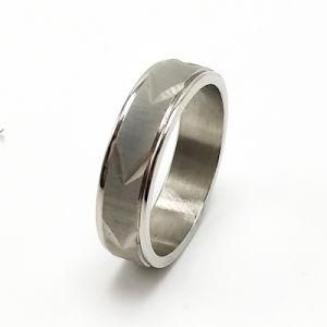 Simple Jewelry Stainless Steel Ring for Man or Women