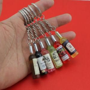 Phone Connected to a Mobile Phone Beer Bottle Keychain