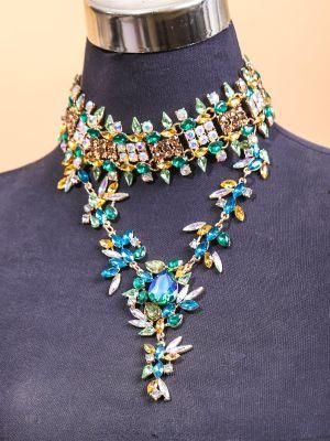 New Arrival Gold Plated Fashion Jewelry Alloy Statement Necklace Bohemian Women Necklace
