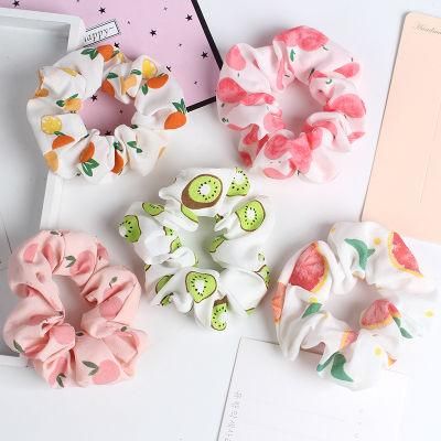 Hot Selling Fairy Ins Fruit Lovely Maiden High Elastic Scrunchies