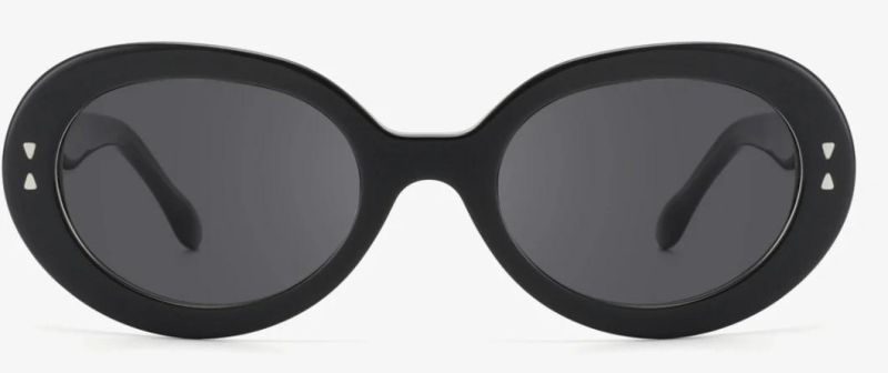 The Oval Shape Acetate Sunglasses for Women Retro Driving Glasses 90′s Vintage Fashion Narrow Oval Frame UV400 Protection