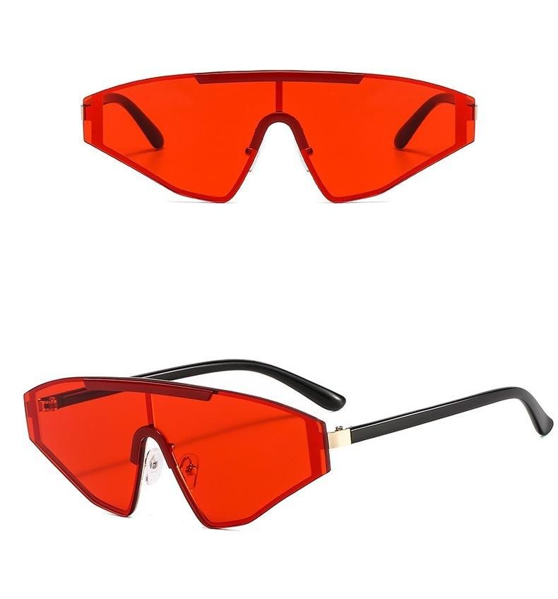 Personalized One-Piece Color Sunglasses Hot Selling Sunglasses