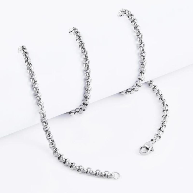 Custom Stainless Steel Jewelry Accessories Welding Belcher Chain Necklace for Glasses Mask Bag Accessories Design