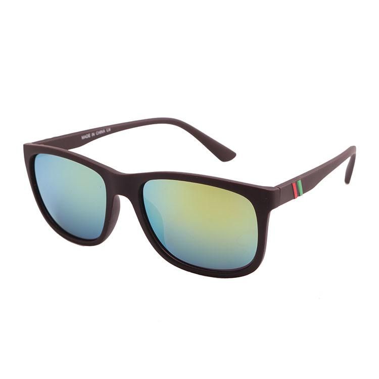 2019 Rubber Brown Unisex Sports Sunglasses