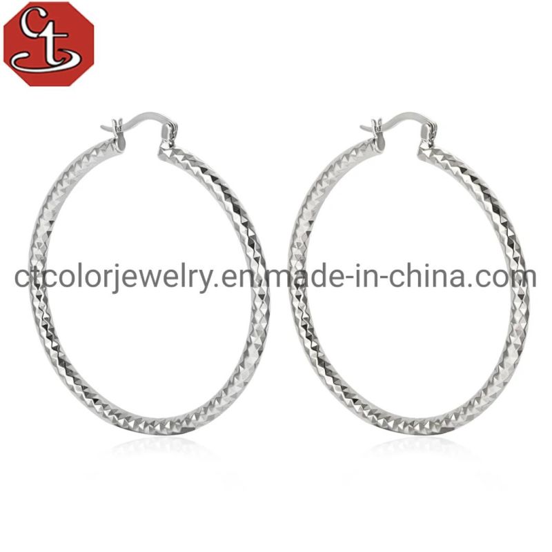 ODM OEM 925 Sterling Silver Jewelry Wholesale Heart Hoop Earrings