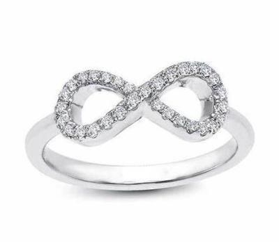 925 Silver Jewelry Infinity Ring