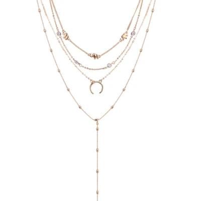 Wholesale Top Design Women Fashion Necklaces Jewelry Accessories Exaggerated Layered Necklace