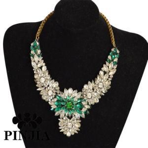 Acrylic Crystal Stones Pendant Choker Fashion Jewelry Necklace