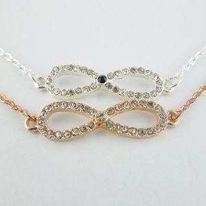 Fashion Necklace, Hot Chain Necklace Jewelry, Rhinestone Pave Charm Jewelry Bracelet (3445)