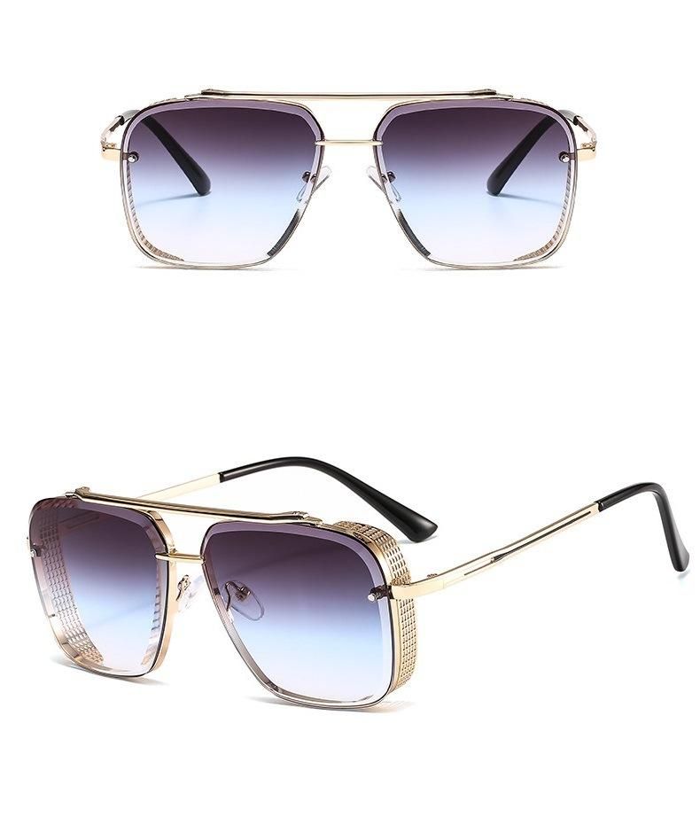 2020 Metal Rimless Sunglasses Fashion UV400 Sunglasses