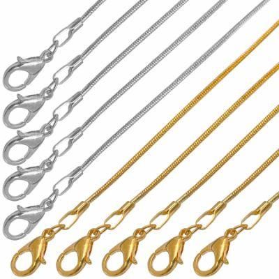 Wholesale Fashion Jewelry Stainless Steel Round Snake Necklace for Lady Jewellery Craft Design