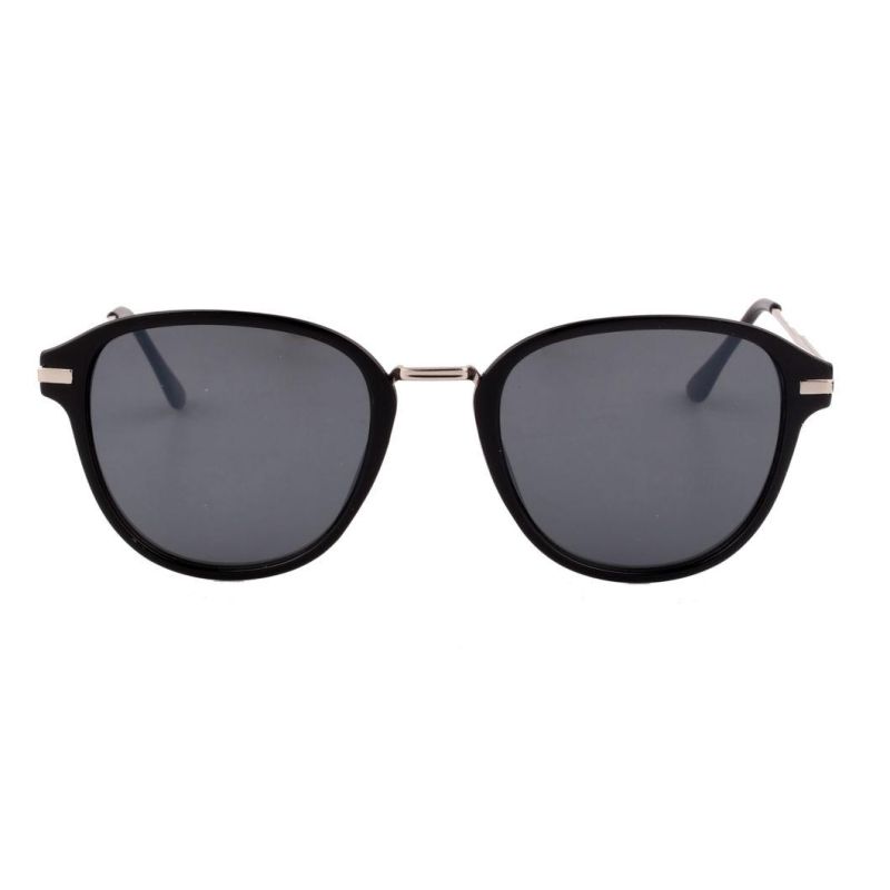 2018 Rounded Fashionable Sunglasses with Metal Mixture