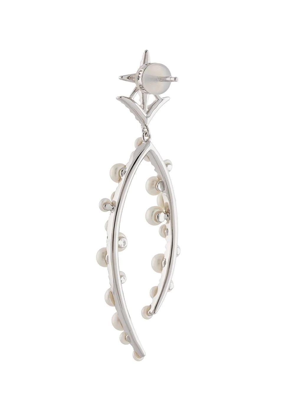 Fashion Pearl Temperament Long Earrings Jewelry