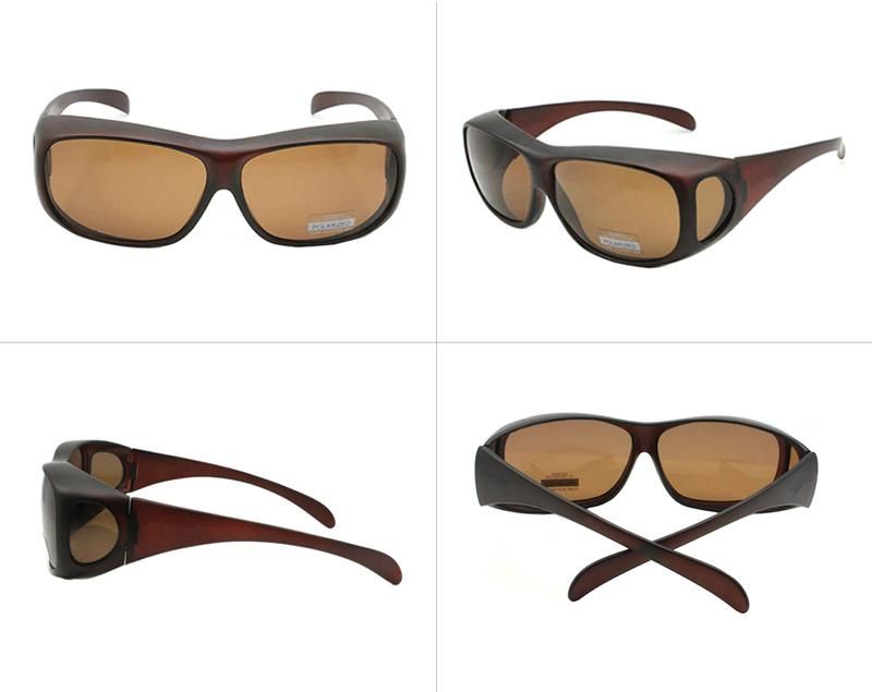 2022 Anti Glare Polarized Wraparound Sunglasses Fit Over Prescription Glasses