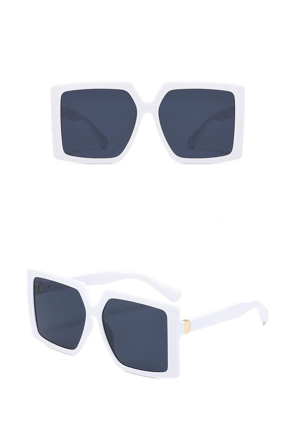 Hot Wholesale Retro Rectangle Brand Designer Polarized Men/Women Sunglasses