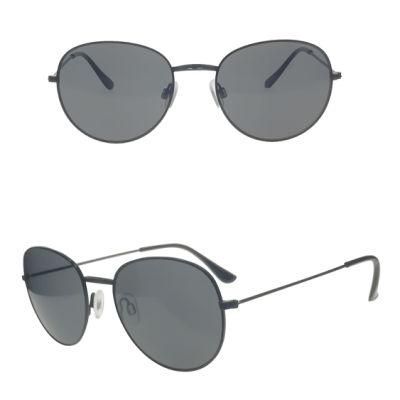 Round Small Frame Metal Fashion Sunglasses