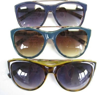 New Design Top Bar Engrave Demi Fashion Special Acetate Sunglasses