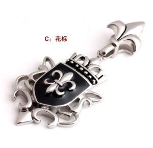 Pg100 Jewelry Men&prime;s 316L Stainless Steel Crown Pendant 3 Designs Necklace P8128