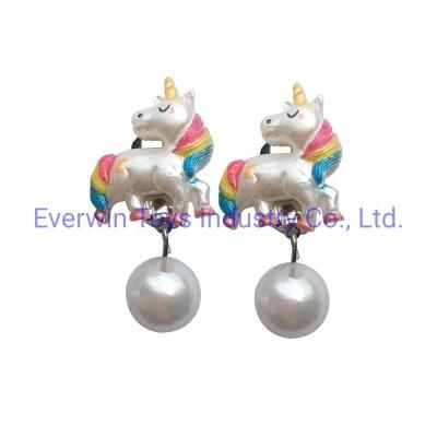 Girls Toys Kids Gift Colourful Pearl Bead Ear-Rings
