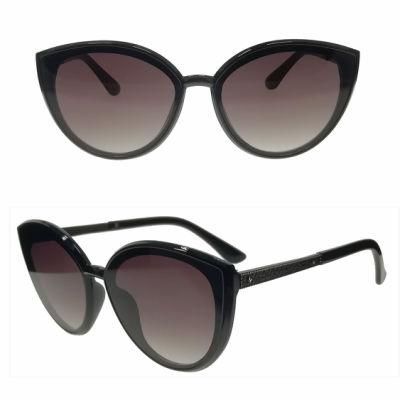 Cat Eye Large Lense PC Sunglasses