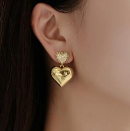 Silver Accessories Heart Shape Necklace Bracelet Earring Fashion Jewelry
