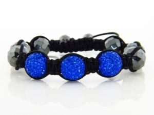 Crystal Blue Shamballa Bracelet (JDH-BL800058)