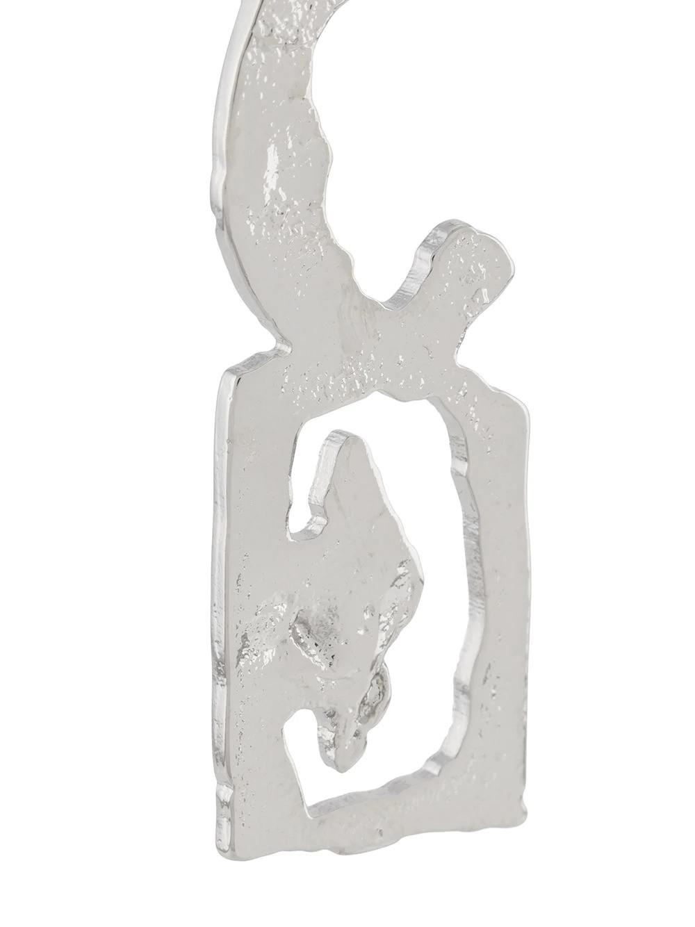 Fashion Metal Alloy Letters Temperament Earrings Jewelry