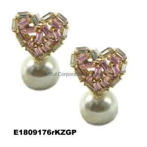 Wholesale/ 925 Silver/Brass/ Needle New Pearl Women Earrings Jewelry