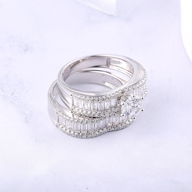 925 Silver Cubic Zirconia Moissanite Jewellery Fashion Accessories New Style High Quality Fashion Jewellery Fine Ring