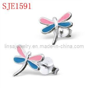 High Quality Fashion Stainless Steel Dragonfly Earrings (SJE1591)