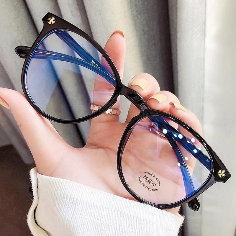 Upgrade Anti-Blu-Ray Glasses Big Frame Student Computer Work Use Anti-Fatigue Sunglasses