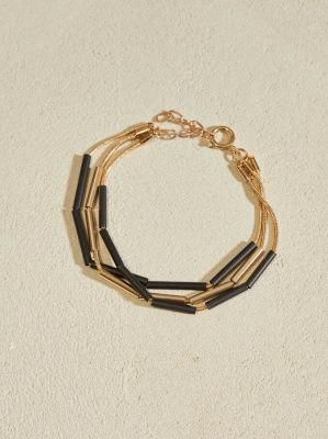 Fashion Steel Pipe Gold Personalized Bracelet Jewelry