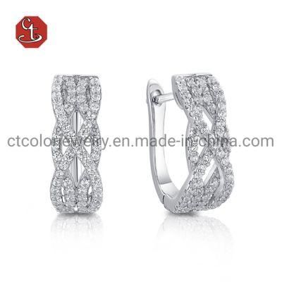 Fashion Jewelry Set Wholesale Silver Earring for Women