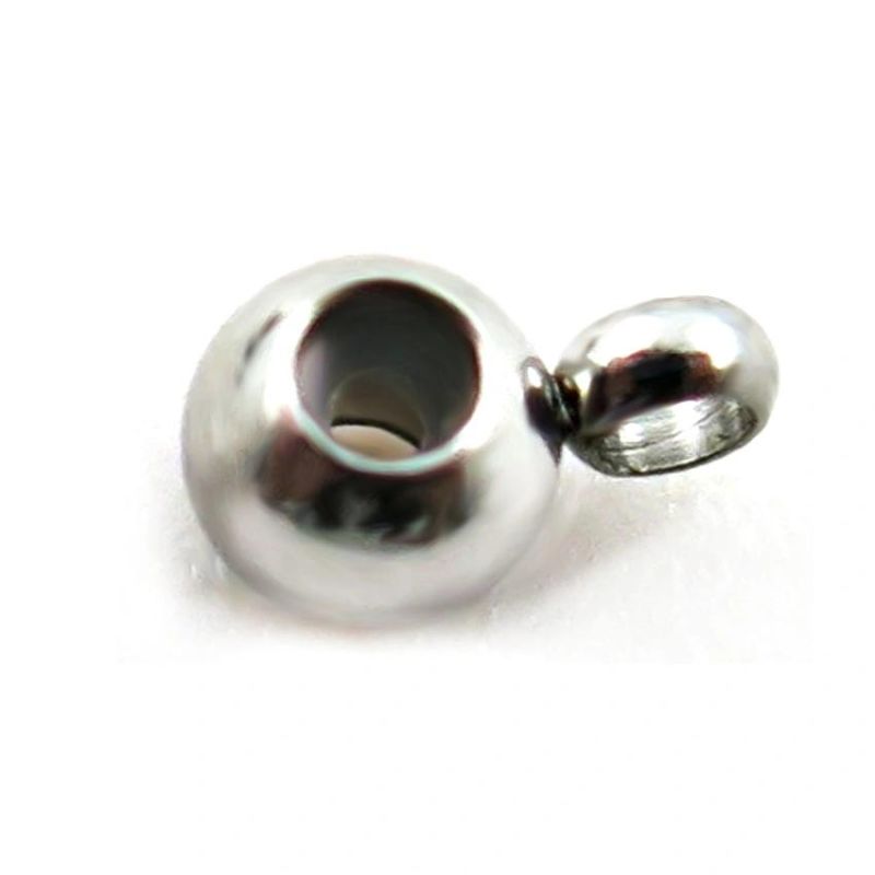 Cheap Metal Custom Engraved Logo Bead