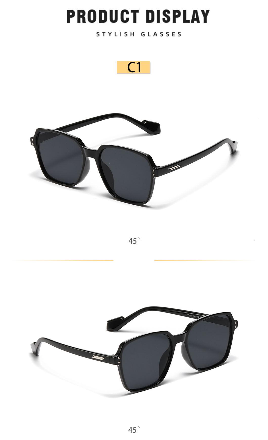 Hot Sale Fashion Shades Square Frame Oversized Sunglasses for Women