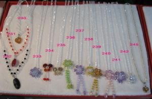 Nice Crystal Bead Necklace Jewellery Accessories (JDNE-218)