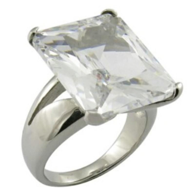 Resin Glue Stone Stainless Steel Man Finger Ring