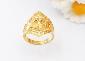 Cheap and High Quality Italian Simple Gold Couple Ring