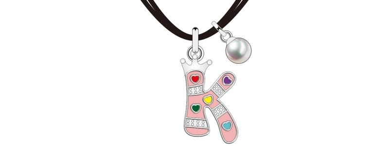 Obm High Cost Performance Naughty Pink Letters Jewelry Set