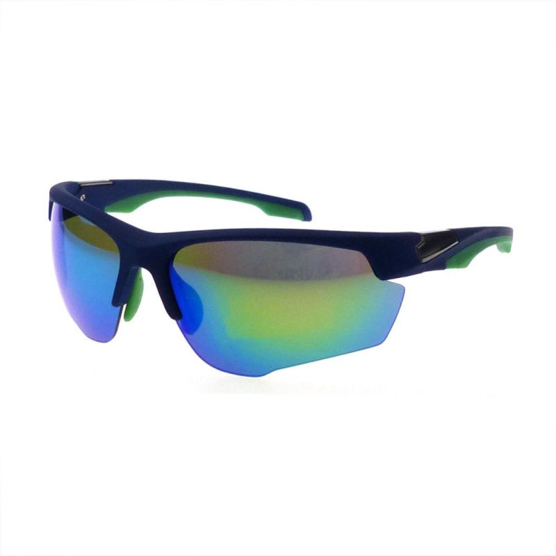 2021 High Quality Adjustable Nose Pad Double Injection Sunglasses for Sports