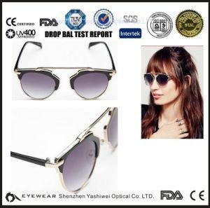 Fashion Combination Sunglasses with Metal and Acetate