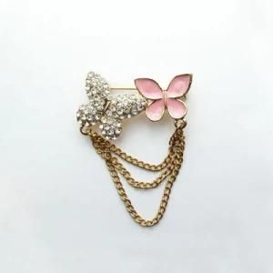 Garment Metal Butterfly Brooch (PLB0003)